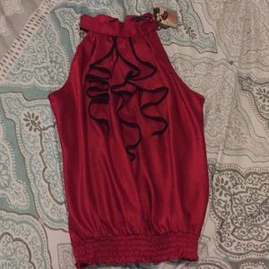 Beautiful red halter top